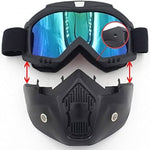 Máscara Careta Motocross Desmontable
