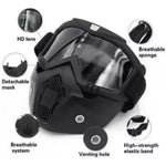 Máscara Careta Motocross Desmontable
