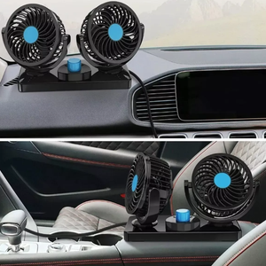 Ventilador Doble Para Coche De 360°